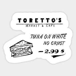 Fast & Furious - Tuna on White no Crust Sticker